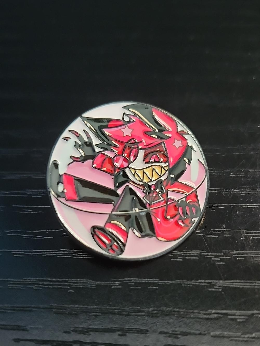Hazbin Hotel Alastor Inspired Enamel Pin